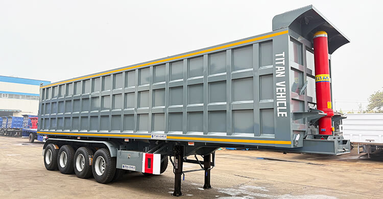 4 Axle End Dump Semi Trailer for Sale in Jamaica