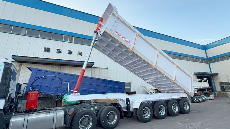 4 Axle Tractor Tipper Trailer for Sale in Tanzania