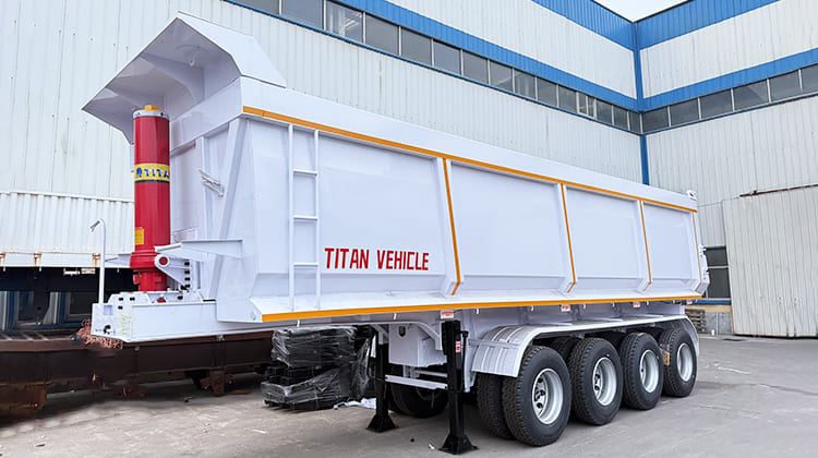 4 Axle Tractor Tipper Trailer for Sale in Tanzania