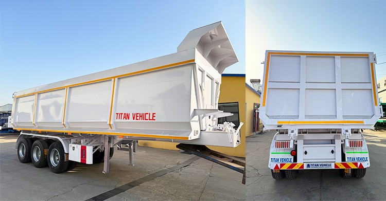3 Axle Semi Dump Trailer for Sale in Senegal