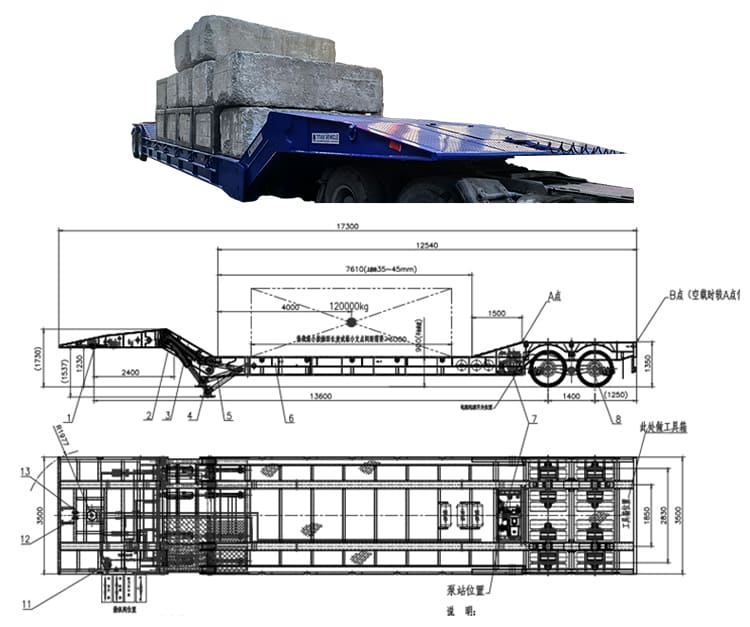 Nigeria Customer Visit TITAN to Buy 2 Line 4 Axle Folding Gooseneck Trailer