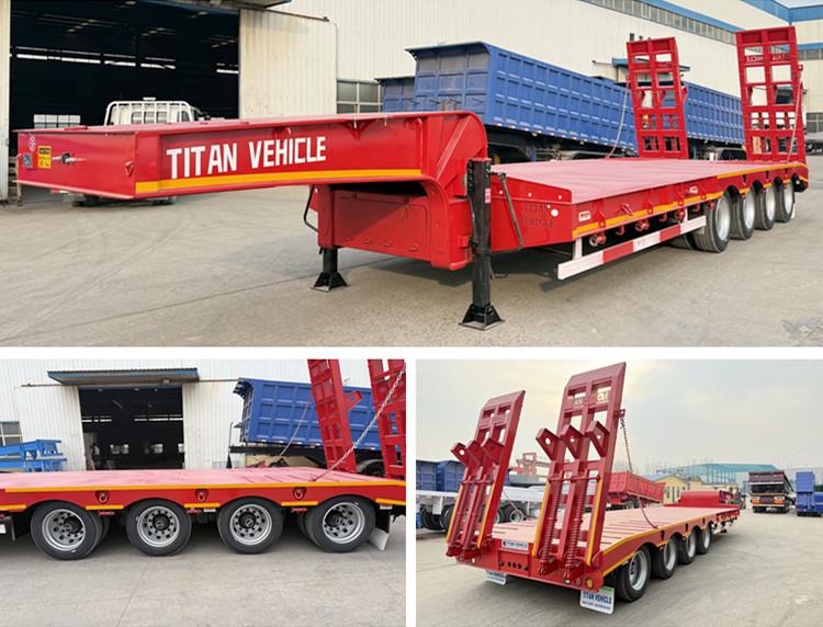 4 Axle Semi Lowbed Trailer for Sale in Tanzania