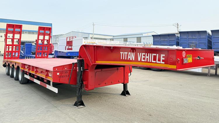 4 Axle Semi Lowbed Trailer for Sale in Tanzania