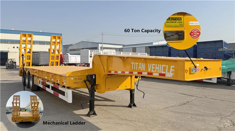 3 Axle Lowbed Trailer for Sale In Senegal 