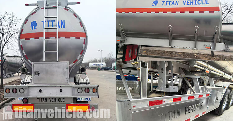 3 axle aluminum tanker trailer for sale in Haiti