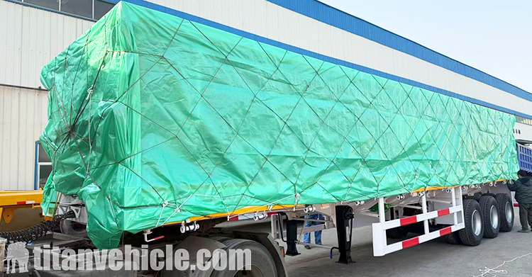3 Axle 40 Ft Flatbed Trailer for Sale in Djibouti