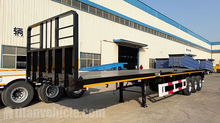 3 Axle Flatbed Semi Trailer for Sale in Uganda