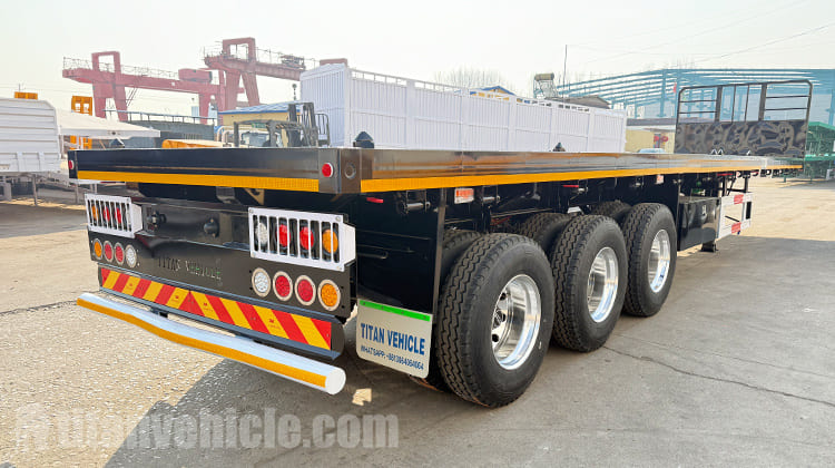 3 Axle Flatbed Semi Trailer for Sale in Uganda
