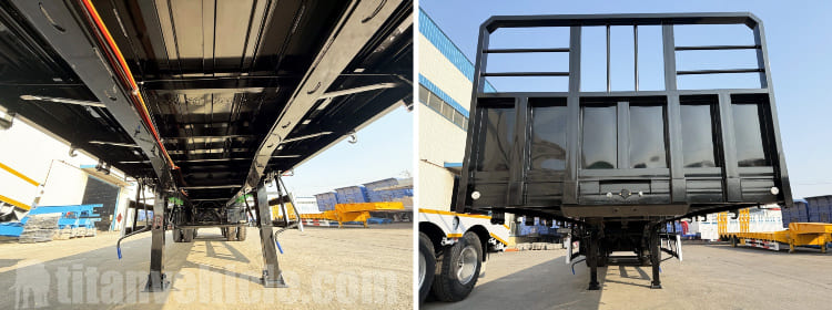 3 Axle Flatbed Semi Trailer for Sale in Uganda