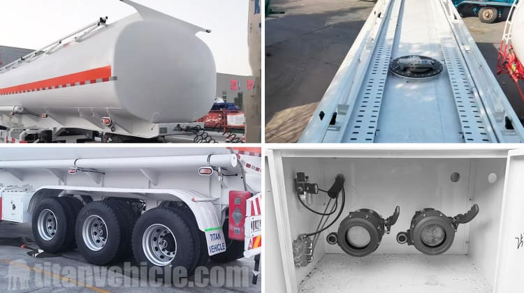 45000 Liters Fuel Tanker Trailer Manufacturers for Sale in Zambia