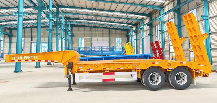 2 Axle 30 Ton Low Bed Trailer for Sale in Sierra Leone