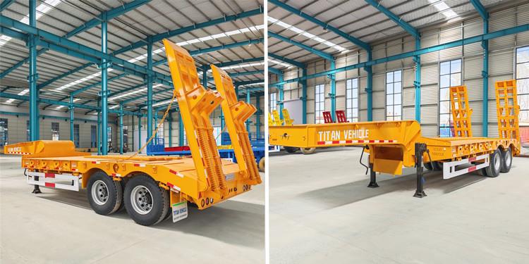 2 Axle 30 Ton Low Bed Trailer for Sale in Sierra Leone