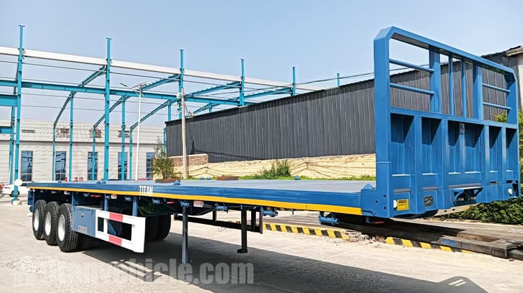 40 Ft Flatbed Semi Trailer for Sale in Tanzania