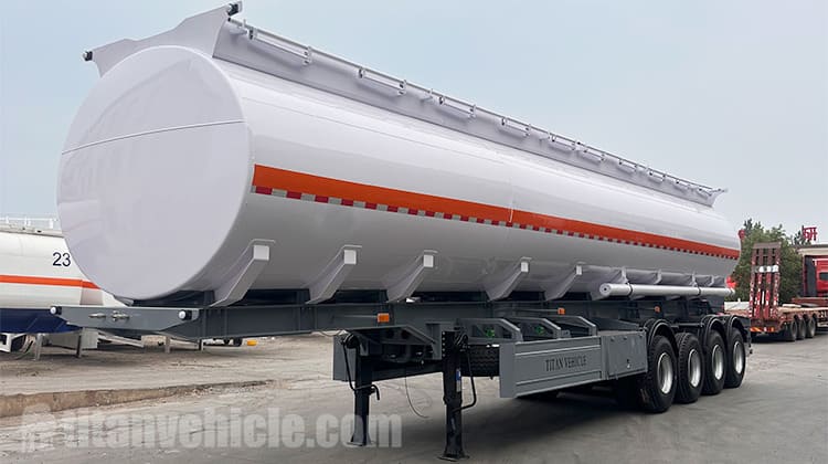 45000 Liters Stainless Steel Tanker Trailer Petrol Tanker Price for Sale in Tanzania