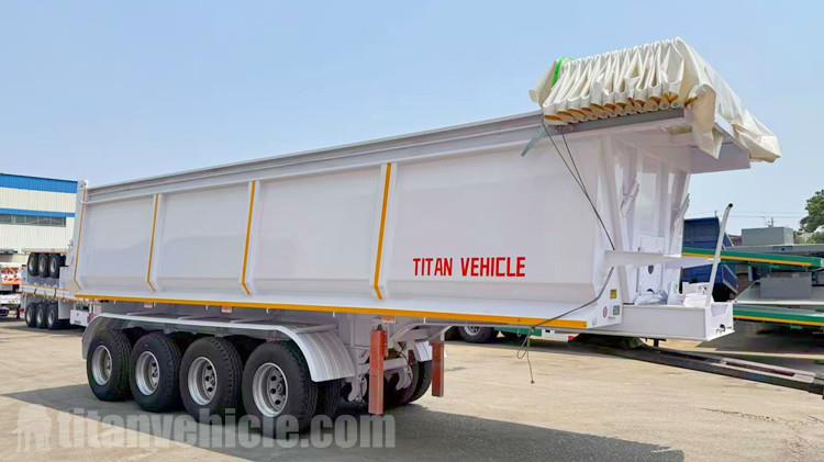 4 Axle Semi Dump Trailer Truck for Sale in Mali