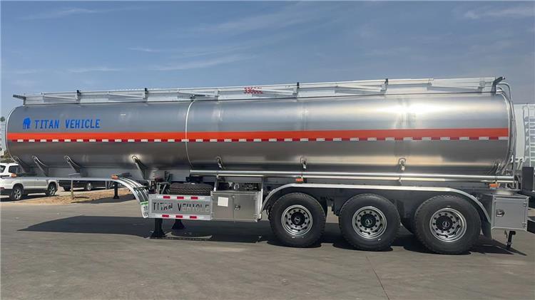 45000 Liters Aluminum Tanker Trailer for Sale In Congo 