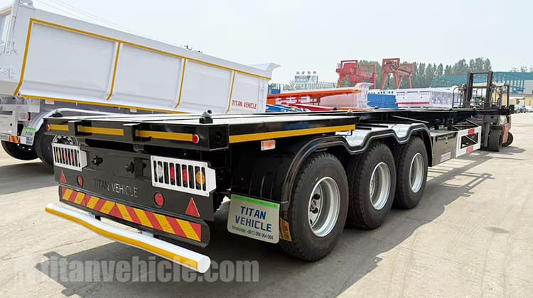 40 Ft Shipping Container Chassis Trailer for Sale in Jamaica