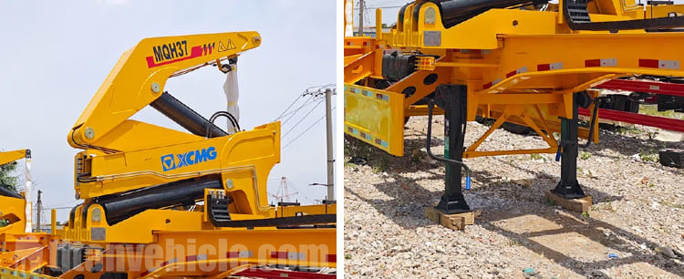 37 Ton Container Side Loader Trailer for Sale in Angola