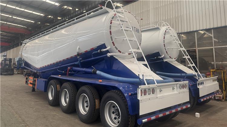 4 Axle 50 CBM Cement Tanker Trailer for Sale In Sierra Leone