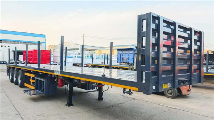 3 Axle Flatbed Semi Trailer for Sale In Djibouti