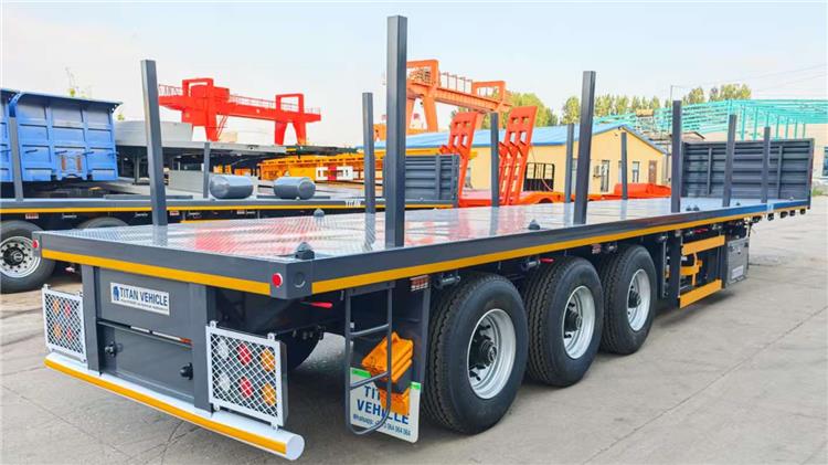 3 Axle Flatbed Semi Trailer for Sale In Djibouti