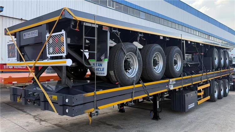 3 Axle Flatbed Semi Trailer for Sale In Djibouti