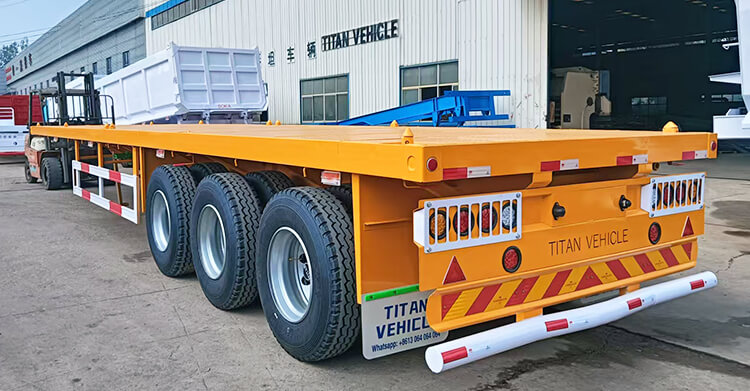 Tri Axle Flatbed Trailer for Sale in Carmeroon
