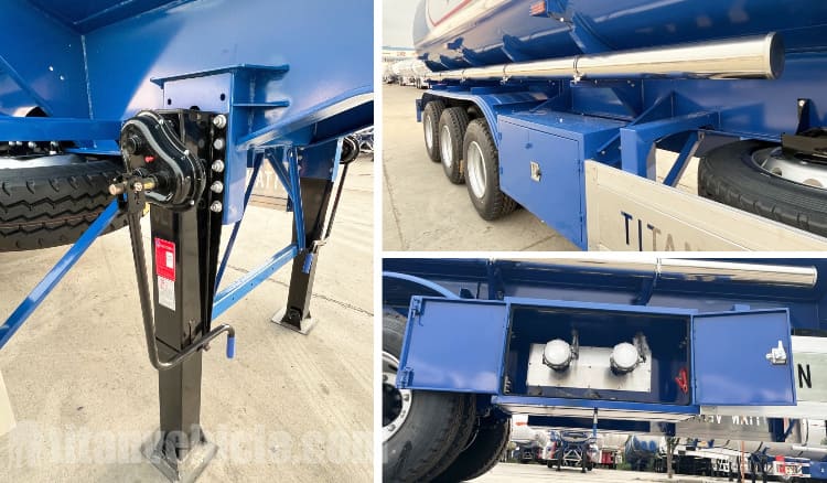 30000 Liters Diesel Fuel Tanker Trailer for Sale in Tanzania
