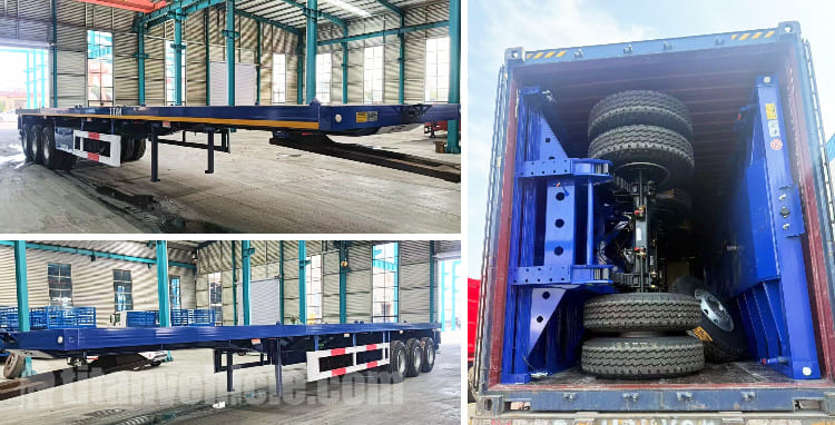 3 Axle Semi Truck Flatbed Trailer Manufacturers in Congo