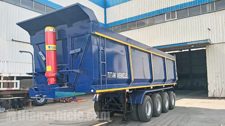 40 CBM Heavy Duty Semi Dump Trailers for Sale in Zimbabwe 