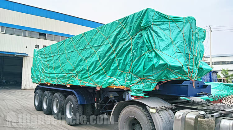 40 CBM Heavy Duty Semi Dump Trailers for Sale in Zimbabwe 