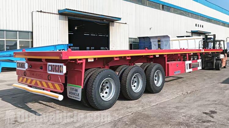 40 Foot Flatbed Semi Trailer Manufacturers in Uganda