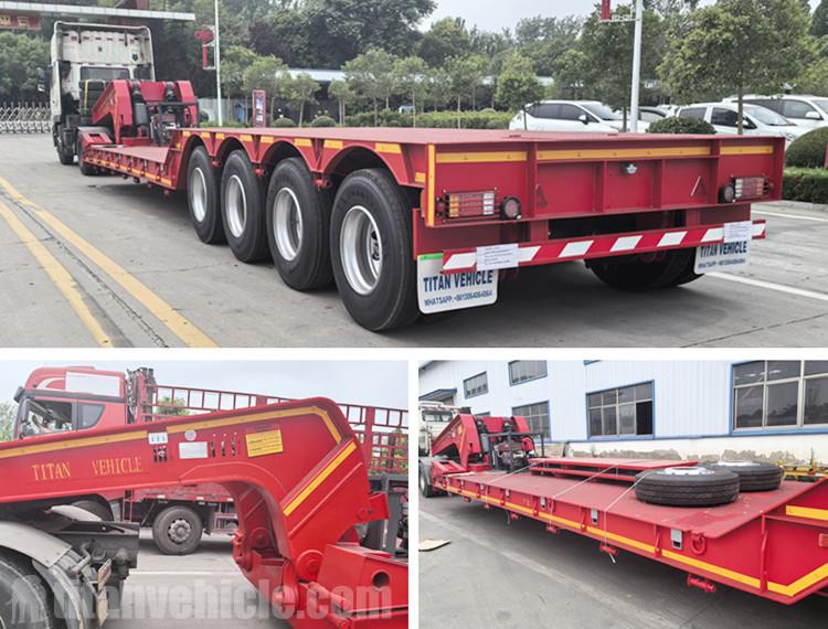 4 Axle 100 Ton Lowboy Trailer for Sale Near Me in Nigeria