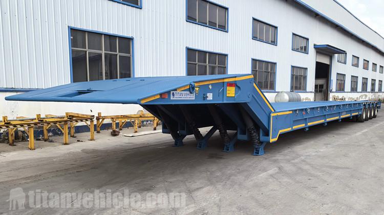 100 Ton Folding Neck Lowboy Trailer for Sale in Nigeria