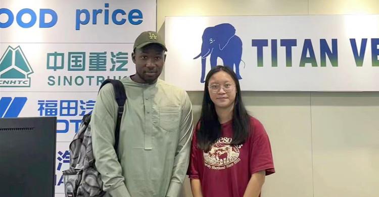 Burkina Faso Customer Successfully Purchased TITAN Tri Axle Flatbed Trailer