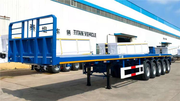 5 Axle Semi Flatbed Trailer Price for Sale In Guyana