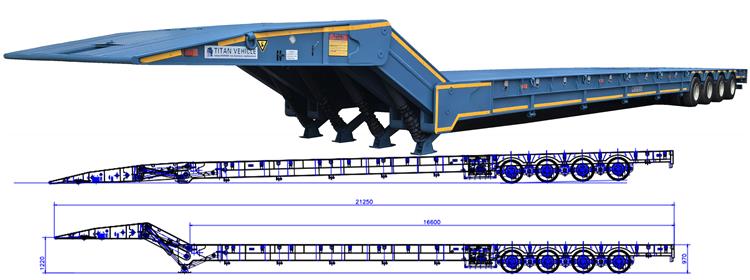 Folding Gooseneck Trailer for Sale In Congo