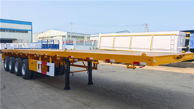 4 Axle Flatbed Trailer Price for Sale In Ghana