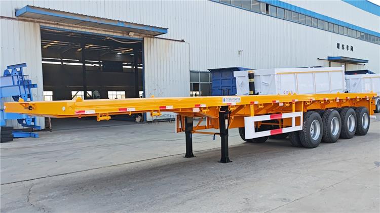 4 Axle Flatbed Trailer Price for Sale In Ghana