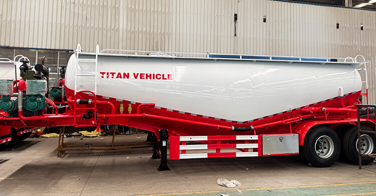 Bulk Cement Tanker Trailer for Sale in Zambia