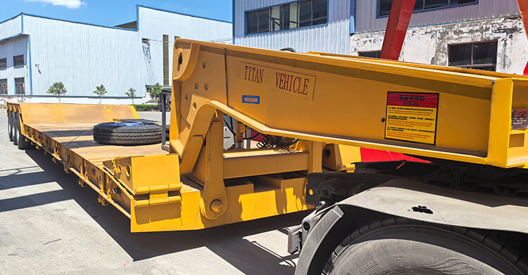 80 Ton Removable Gooseneck Trailer for Sale in Nigeria