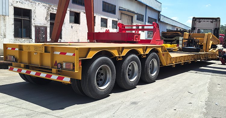80 Ton Removable Gooseneck Trailer for Sale in Nigeria