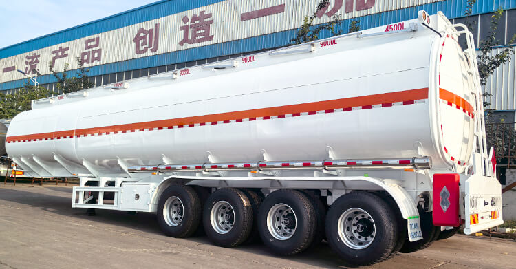 4 Axle Fuel Tanker Trailer for Sale in Ghana
