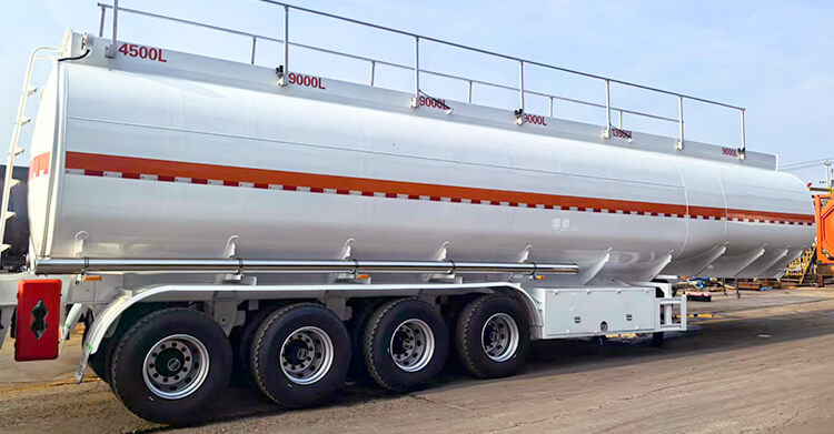 4 Axle Fuel Tanker Trailer for Sale in Ghana