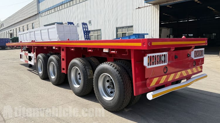 4 Axle Flatbed Truck Trailer for Sale in Nigeria