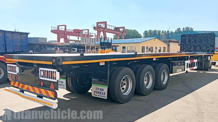 3 Axle Flatbed Trailer with Front Wall for Sale in the Philippines