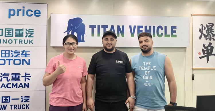 Saudi Arabia Customers Visit TITAN to Buy Oil Tanker Trailer