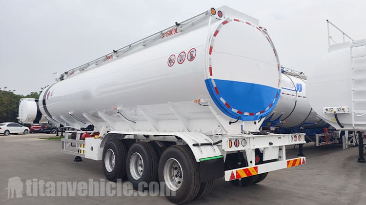 Tri Axle Petrol Tanker Trailer Price for Sale in Uganda