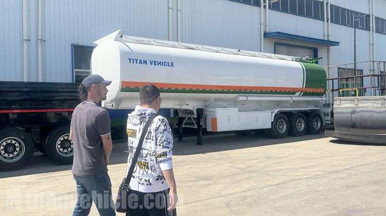 Fuel Tanker Trailer for Sale in Argentina - TITAN Vehicle