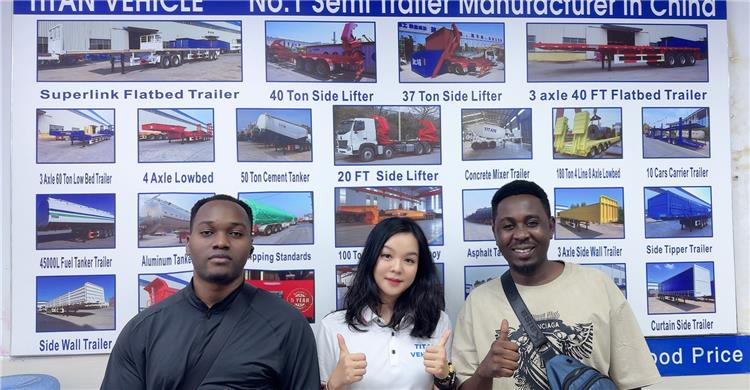 4 Axle Dump Trailer for Sale In Angola